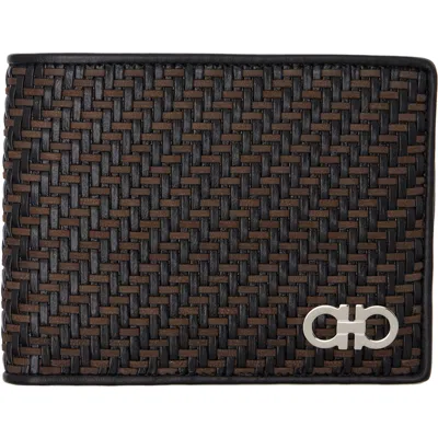 Ferragamo Brown Wallet In Multi