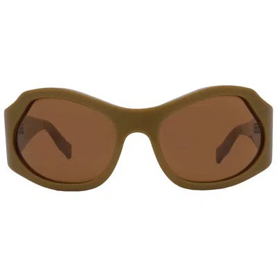 Ferragamo Brown Wrap Ladies Sunglasses Sf1078s 320 59