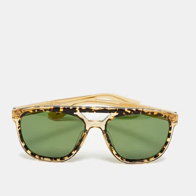 Pre-owned Ferragamo Brown/grey Sf944s Square Sunglasses
