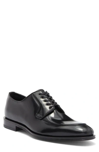 Ferragamo Bruges Apron Toe Oxford In Nero
