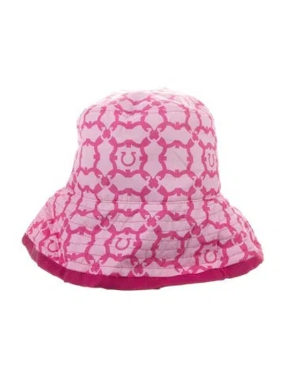 Pre-owned Ferragamo Bucket Hat W/tags In Pink