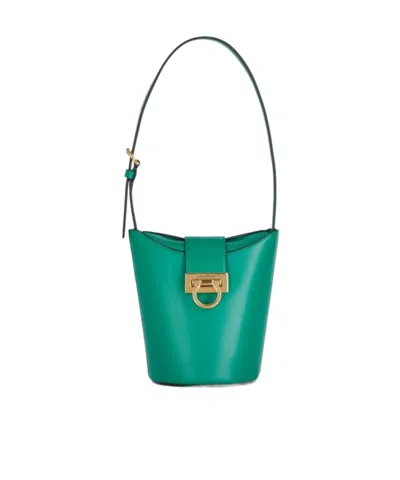 Ferragamo Bucket Shoulder Bag