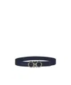 Ferragamo Buckle Belt In Black