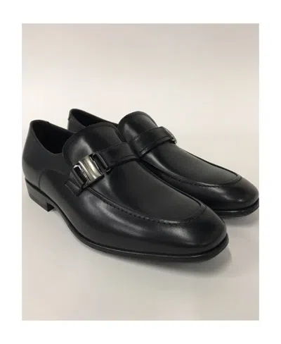 Ferragamo Buckle Business Casual Shoes In Black