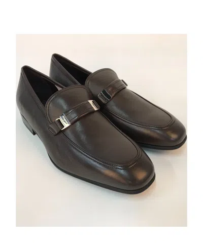 Ferragamo Buckle Business Casual Shoes In Black
