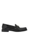 Ferragamo Maryan Patent Leather Loafers In Black