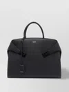 Ferragamo Buckle Strap Laptop Bag Handles Structure