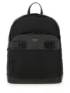 Ferragamo Buckles "hooks" Backpack In Black