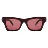 Ferragamo Burgundy Cat Eye Ladies Sunglasses Sf2013s 606 52 In Burgundy