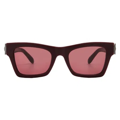 Ferragamo Burgundy Cat Eye Ladies Sunglasses Sf2013s 606 52
