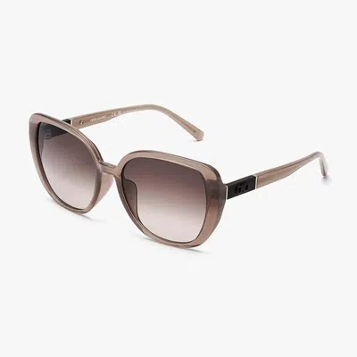 Ferragamo Burgundy Gradient Square Ladies Sunglasses Sf2053slbk 665 57