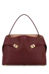 Ferragamo Red Hug Soft Large Shoulder Bag