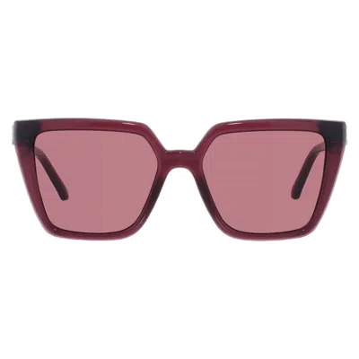 Ferragamo Burgundy Square Ladies Sunglasses Sf2058se 612 54 In Red