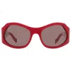 Ferragamo Burgundy Wrap Ladies Sunglasses Sf1078s 604 59 In Burgundy