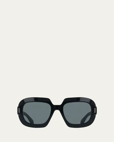 Ferragamo Butterfly Rayon Blend Sunglasses In Black