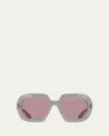 Ferragamo Butterfly Rayon Blend Sunglasses In Sand