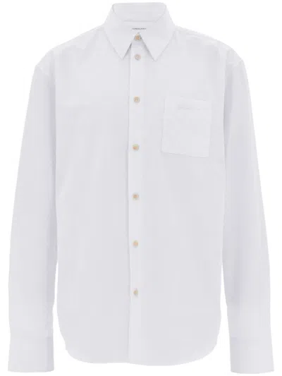 FERRAGAMO BUTTON-DOWN COTTON SHIRT - MEN'S - COTTON