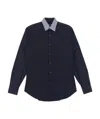 Ferragamo Button-down Shirt In Black