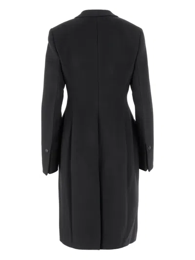 FERRAGAMO BUTTON-FASTENING FLAP-POCKET COAT