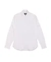 Ferragamo Button Lapel Shirt In White