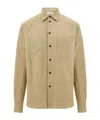 Ferragamo Button-up Patch-pocket Shirt In Multi