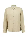Ferragamo Button-up Patch-pocket Shirt In Multi