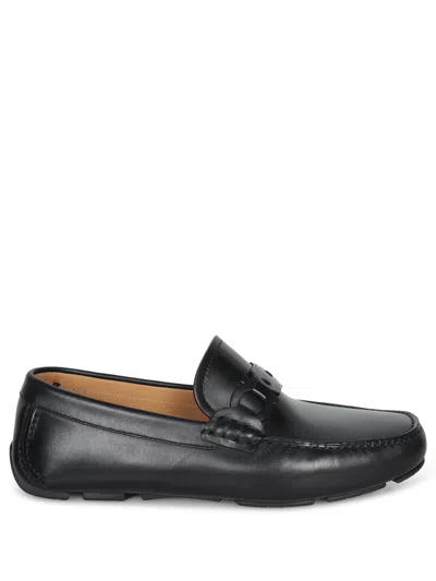 Ferragamo Byte Black Driver Loafers