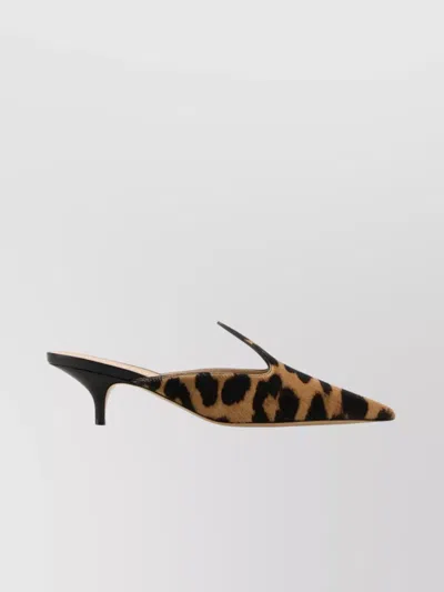Ferragamo Calf Hair Mules Dorye Imprimé Animal