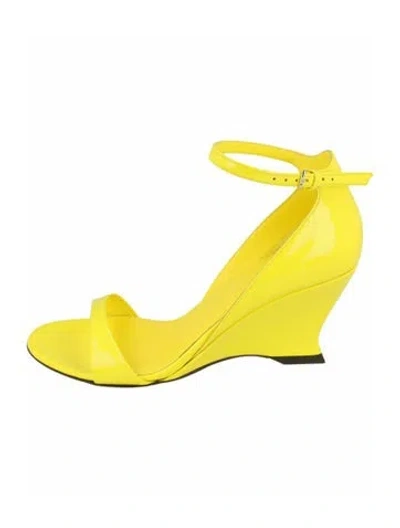 Pre-owned Ferragamo Calf Leather W/ Tags In Yellow