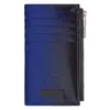 Ferragamo Calfskin Credit Card Holder In Blue