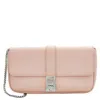 Ferragamo Calfskin Mini Chain Bag In Pink