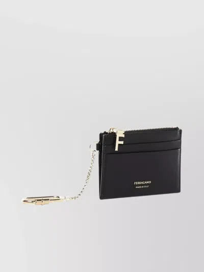 Ferragamo Calfskin Wallet Key Ring