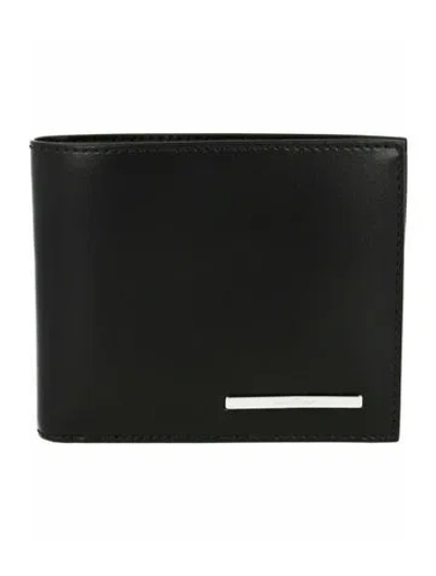 Pre-owned Ferragamo Calfskin Wallet W/ Tags In Black