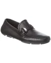 Ferragamo Push On Loafers In Black