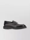 Ferragamo Calligola Loafers In Smooth Leather In Grey