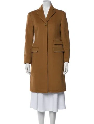 Pre-owned Ferragamo Camel Hair Coat In Neutral