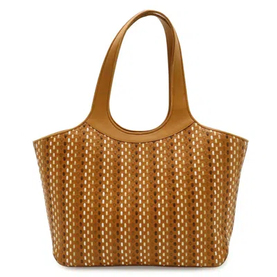 Pre-owned Ferragamo Camel Leather Shoulder Bag Tote Bag () In Multi