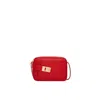 Ferragamo Small Camera Case Leather Crossbody Bag In Red