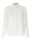 Ferragamo Blouse Logo Print Long Sleeves