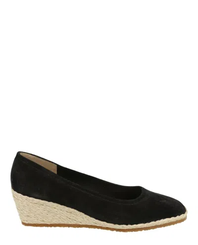 Ferragamo Campy 1976 Archive Limited Edition Espadrille Wedges In Black
