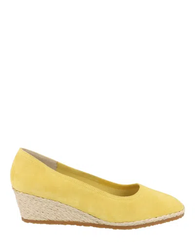 Ferragamo Campy Archive Limited Edition 1970s Wedges In Yellow