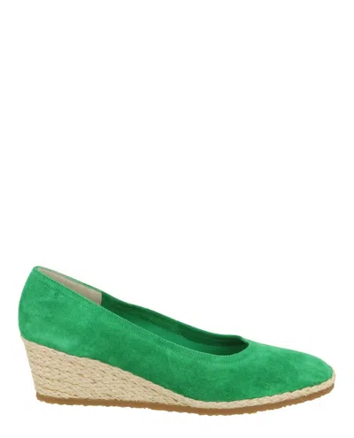 Ferragamo Campy Archive Limited Edition 1976 Espadrille Wedges In Green