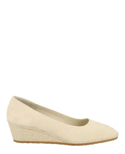 Ferragamo Campy Archive Limited Edition 1976 Espadrille Wedges In Neutral