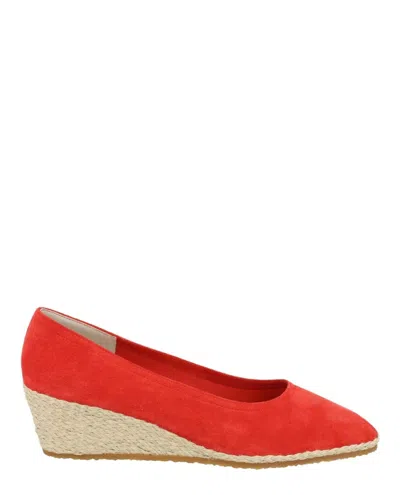 Ferragamo Campy Archive Limited Edition 1976 Espadrille Wedges In Orange