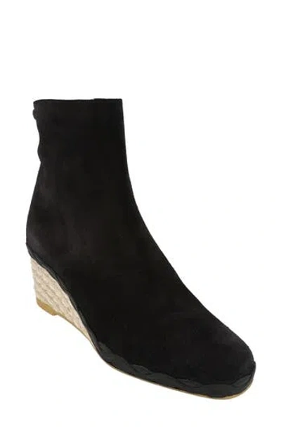 FERRAGAMO FERRAGAMO CANARIA SUEDE ESPADRILLE WEDGE BOOT