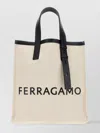 Ferragamo Canvas Tote Bag With Logo