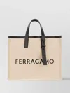 Ferragamo Logo-embossed Leather Tote Bag