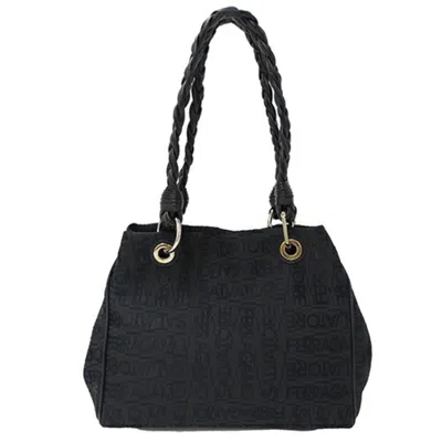 Pre-owned Ferragamo Canvas Handbag () In Black