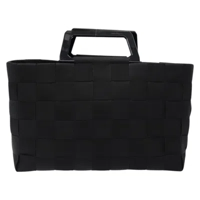 Pre-owned Ferragamo Canvas Handbag () In Black