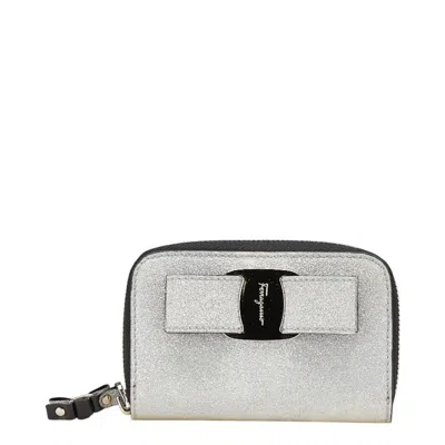 Pre-owned Ferragamo Canvas Leather Coin Purse/coin Case () In Multi